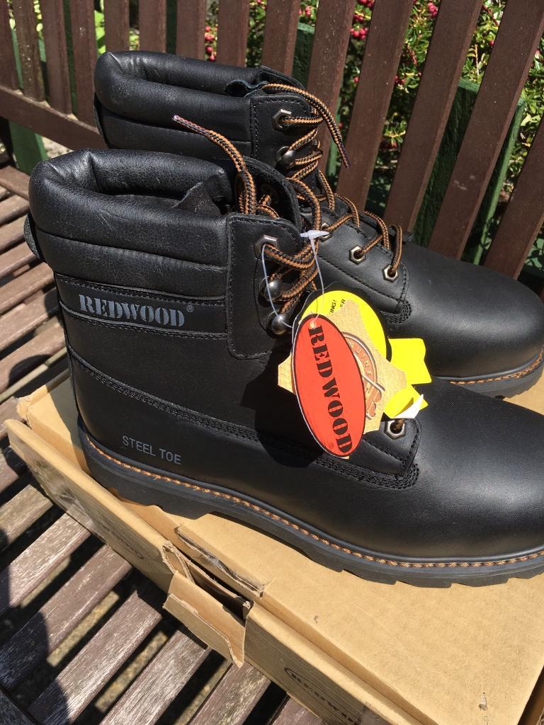 redwood steel toe cap boots